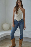 Festival Vibes Halter Crochet Top