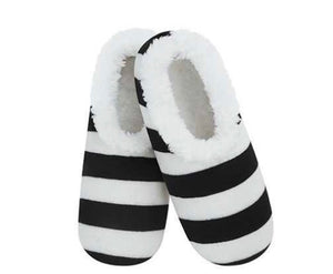 Striped Snoozies Slippers