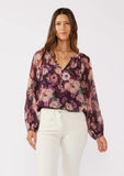 Festive Floral Blouse