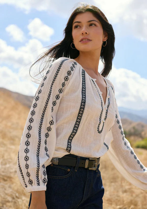 Tori Embroidered Blouse