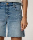 See Thru Soul Hailey High Rise Short FOCUS W/MED BASE WASH
