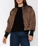 Chocolate Quilted Jacket