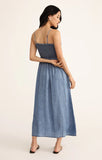 Z Supply Bayside Chambray Midi Dress in Medium Chambray