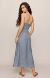 Z Supply Romy Striped Maxi Dress Eclipse