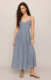 Z Supply Romy Striped Maxi Dress Eclipse