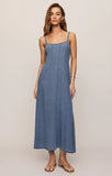 Z Supply Leonora Indigo Midi Dress