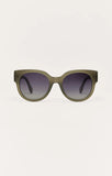 Z Supply Lunch Date Polarized Sunglasses - Olive