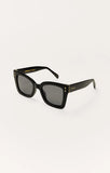 Z Supply Polarized Confidential Sunglasses- Polished Black