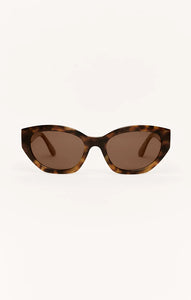 Z Supply Lookout Chestnut Brown Polarized Sunglasses