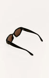 Z Supply Mirage Polished Black-Brown Polarized Sunglasses