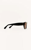 Z Supply Mirage Polished Black-Brown Polarized Sunglasses