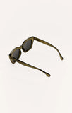 Z Supply Hideaway Moss-Grey Polarized Sunglasses