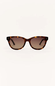 Z Supply Shoreline Brown Tortoise Polarized Sunglasses