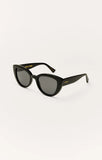 Z Supply Golden Hour Polarized Sunglasses - Polished Black