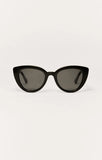 Z Supply Golden Hour Polarized Sunglasses - Polished Black