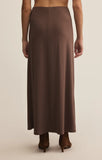 Z Supply Demure Maxi Skirt Suede