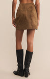 Ciera Suede Mini Skirt Coconut