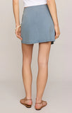 Z Supply Sora Jersey Denim Mini Skirt