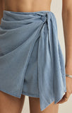 Z Supply Sora Jersey Denim Mini Skirt