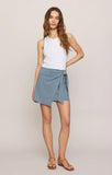 Z Supply Sora Jersey Denim Mini Skirt