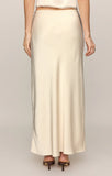 Z Supply Viva Satin Midi Skirt Island Coconut
