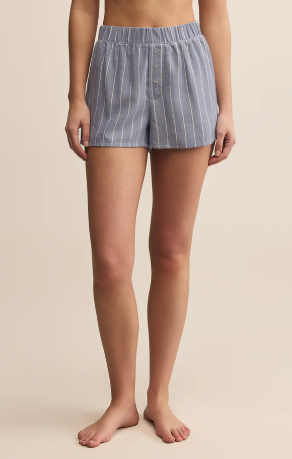 Z Supply Boyfriend Boxer Blue Velvet