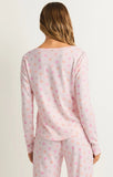Z Supply Candy Hearts Long Sleeve Top