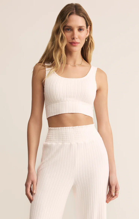 Z Supply Zoe Rib Tank Vanilla ice