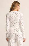 Z Supply Holly Pointelle Long Sleeve Top