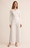 Z Supply Holly Pointelle Long Sleeve Top