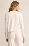 Z Supply Mara Rib Cardigan in Vanilla Ice