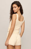 Z Supply Ella Lace Tank Sandstone
