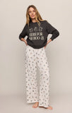Z Supply Booze Sweatshirt Ash Black
