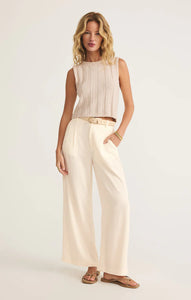 Z Supply Vista Linen Pant Sea Salt