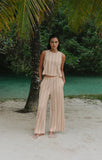 Z Supply Knit Striped Pant Cloud