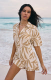 Z Supply Marcel Tropical Palm Romper