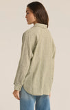 Z Supply Linen Stripe Top in Meadow