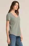 Z Supply Asher V-Neck Tee Harbor Gray