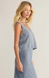 Z Supply Sloane V-Neck Denim Top