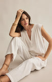 Z Supply Plaza Airy Pant in White