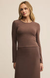 Z Supply Demure Top Suede