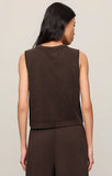 Z Supply Sloane Jersey Muscle Tank Dark Chocolate