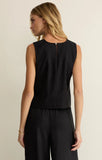 Z Supply Sloane Linen top in Black