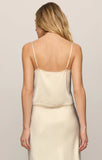 Z Supply Viva Satin Tank Island Coconut
