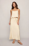 Z Supply Viva Satin Tank Island Coconut
