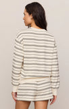 Z Supply Stand Out Striped Fleece Sweatshirt