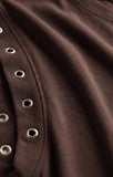 Z Supply Dark Chocolate Camino Grommet Muscle Tee