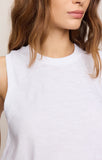 Z Supply Kick Back Muscle Tank White