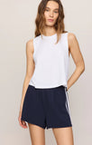 Z Supply Kick Back Muscle Tank White