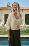 Z Supply Sadira  Fluffy Cardigan Warm White